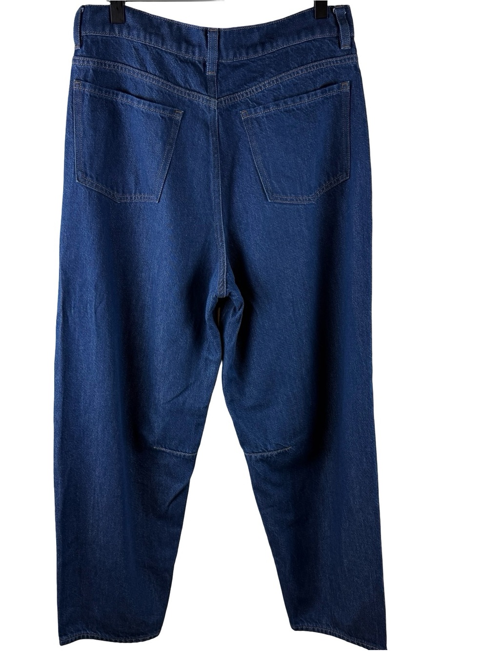THEORY Cropped Barrel Leg Jeans in Relaxed Denim - Indigo - Size: 29 - Picture 9 of 11